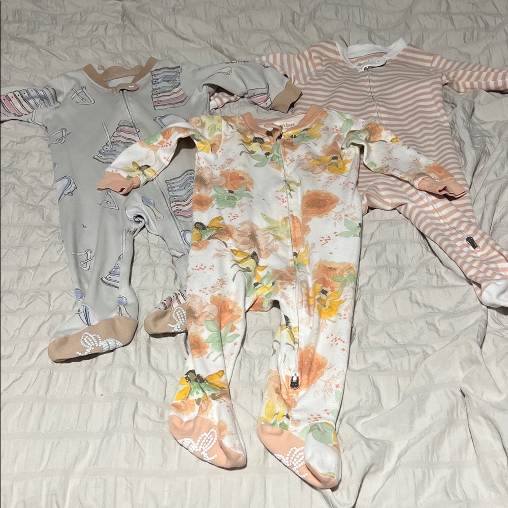 Burt's Bees Fairies, Instruments, and Striped Footies Set